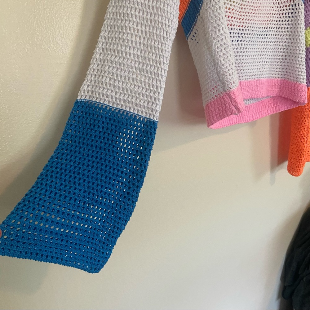 Neon open knit sweater - Picture 3 of 4